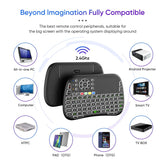M9 BLUETOOTH MINI WIRELESS KEYBOARD 7 BACKLIT 2.4G AIR MOUSE REMOTE TOUCHPAD